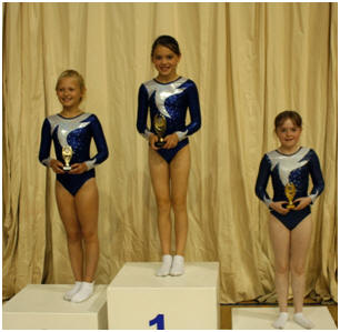 Under-13 Grade E Girls taking 1-2-3