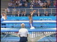 Trampoline move - back somersault piked movie
