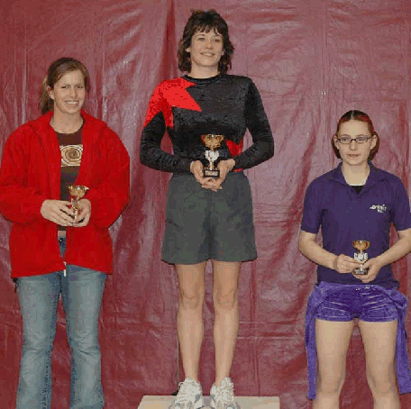Nikkii, surprised to be getting 2nd