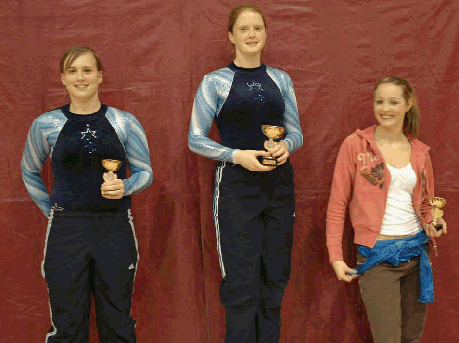 1-2 for the Hursts, Rachel 1st and Katie 2nd