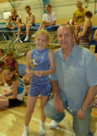 Ellie receiving JJ from Stuart
