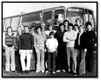Ted Blake & performers on promo tour